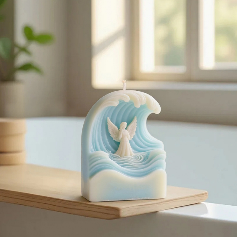 2pcs Wave Angel Silicone Mold  – Resin Ocean Wave Mold recenzja i cena